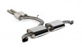 TT RS Resonated cat back system. Rear silencer fitted with active exhaust valve EC Approved